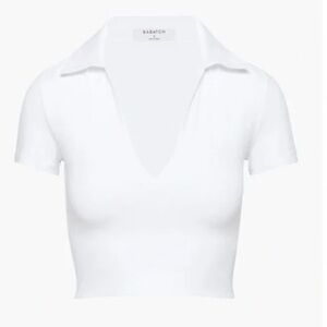BABATON CONTOUR POLO SHIRT IN WHITE